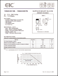 Click here to download 1SMA5939B Datasheet