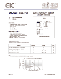 Click here to download SML4733 Datasheet