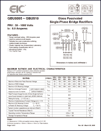 Click here to download GBU8005 Datasheet