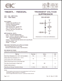 Click here to download 1N6302AL Datasheet