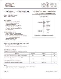 Click here to download 1N6284CAL Datasheet