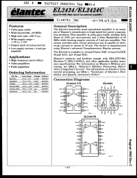 Click here to download EL2424CJ Datasheet