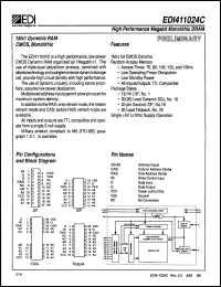 Click here to download EDI411024C120QB Datasheet