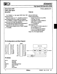 Click here to download EDI8465LP45FB Datasheet