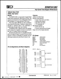 Click here to download EDI8F24128C35MZC Datasheet