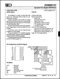 Click here to download EDI8M8512C55C6C Datasheet