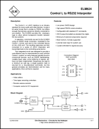 Click here to download ELM624SM Datasheet