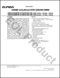 Click here to download HB54A2569FM-A75B Datasheet