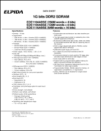 Click here to download EDE1116ABSE Datasheet