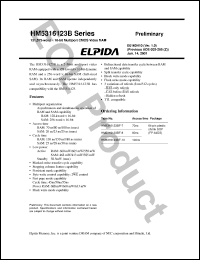 Click here to download HM5316123BF-8 Datasheet