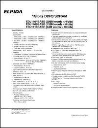 Click here to download EDJ1116BASE-8A-E Datasheet