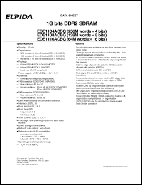 Click here to download EDE1108ACBG-8E-E Datasheet