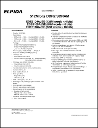 Click here to download EDE5108AJSE-8E-E Datasheet