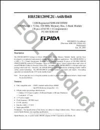 Click here to download HB52R1289E2U-B6B Datasheet