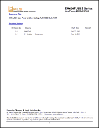 Click here to download EM645FU16FT-10S Datasheet