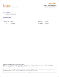 Click here to download EMC646SP16JT-45LL Datasheet