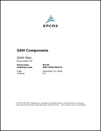 Click here to download B39172B5109U410 Datasheet