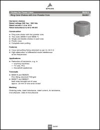 Click here to download B82615-B2302-M1 Datasheet