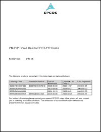 Click here to download B65549E0003X101 Datasheet