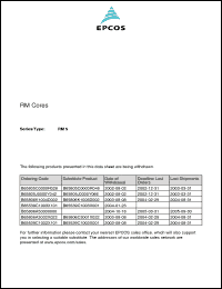 Click here to download B65805-C250-A48 Datasheet