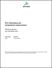 Click here to download B57864S0103J040 Datasheet