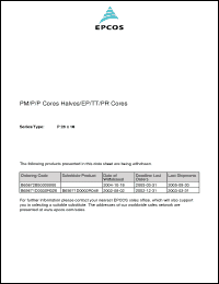 Click here to download B65672-A5002 Datasheet