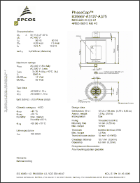 Click here to download B25667-A3127-A375 Datasheet