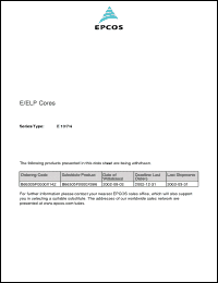 Click here to download B66305-G-X127 Datasheet