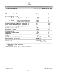 Click here to download B25667-A4307-A375 Datasheet