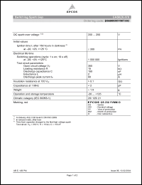 Click here to download B88069X0700T502 Datasheet