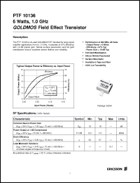 Click here to download PTF10136 Datasheet