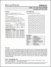 Click here to download EM565161 Datasheet