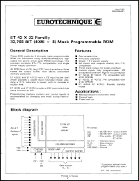 Click here to download ET42232N Datasheet