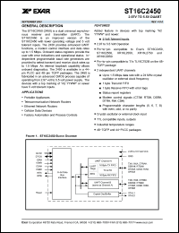 Click here to download ST16C2450IQ48 Datasheet