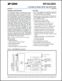 Click here to download XR16C2850CM48 Datasheet