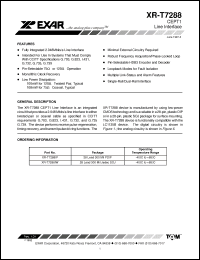 Click here to download XR-T7288 Datasheet