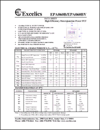 Click here to download EPA060BV Datasheet