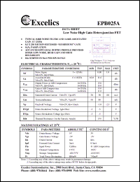 Click here to download EPB025A Datasheet