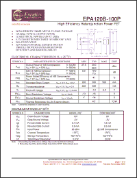 Click here to download EPA120B-100P Datasheet