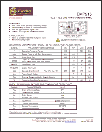 Click here to download EMP215 Datasheet