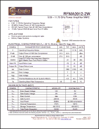 Click here to download RFMA0912-2W Datasheet