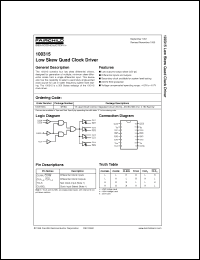 Click here to download 100315SCX Datasheet