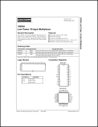 Click here to download 100364QCX Datasheet