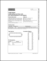 Click here to download 74ABT162244MTDX Datasheet