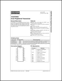 Click here to download 74ABT2952CMSAX Datasheet