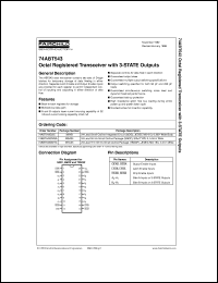 Click here to download 74ABT543CMTCX Datasheet