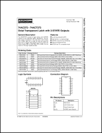 Click here to download 74AC373SC Datasheet