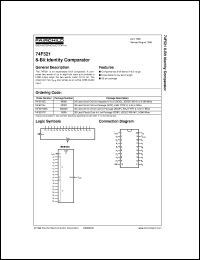 Click here to download 74F521CW Datasheet