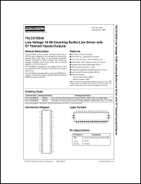 Click here to download 74LCX16240MEAX Datasheet