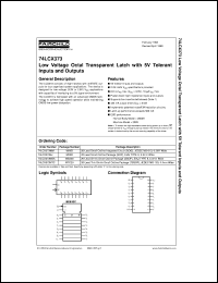 Click here to download 74LCX373MTCX Datasheet